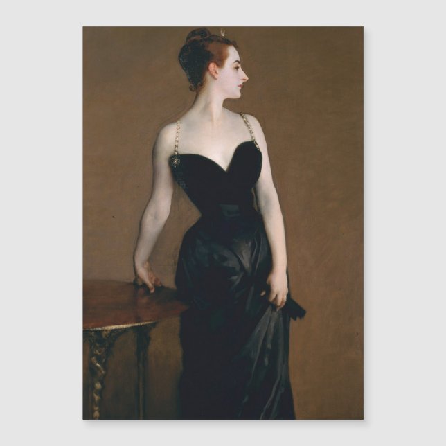 John Singer Sargent Madame X Classic Retrato (Anverso)