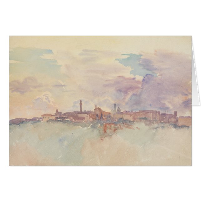 John Singer Sargent - Siena (Anverso (Horizontal))