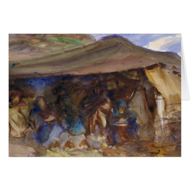 John Singer Sargent - Tienda beduina (Anverso (Horizontal))