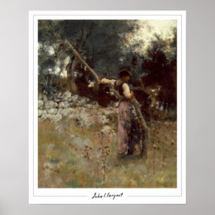 John Singer Sargent Zedign cartel de arte #12-2