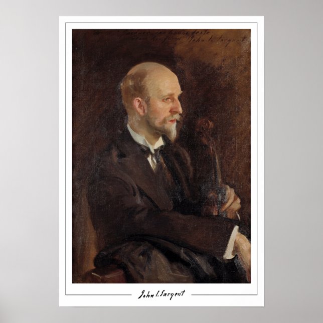 John Singer Sargent Zedign cartel de arte #137-2 (Frente)