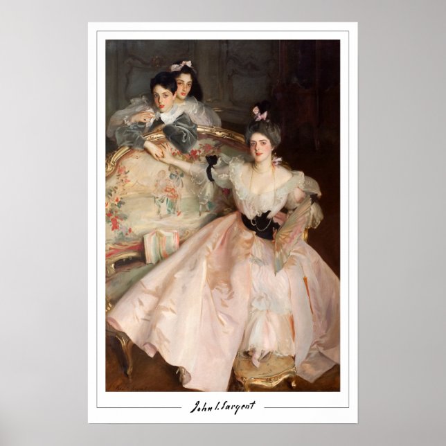 John Singer Sargent Zedign cartel de arte #15 (Frente)