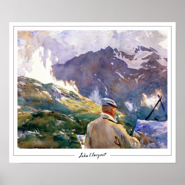 John Singer Sargent Zedign cartel de arte #174-2 (Frente)