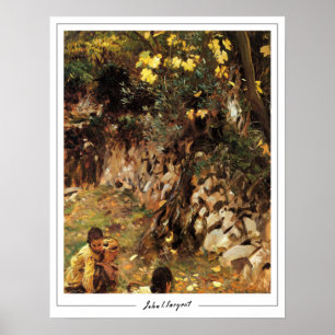 John Singer Sargent Zedign cartel de arte #20-2