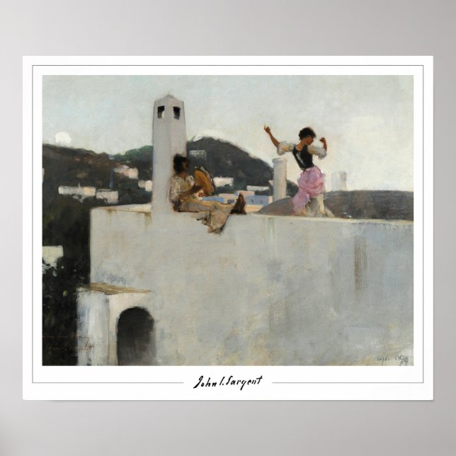 John Singer Sargent Zedign cartel de arte #223 (Frente)