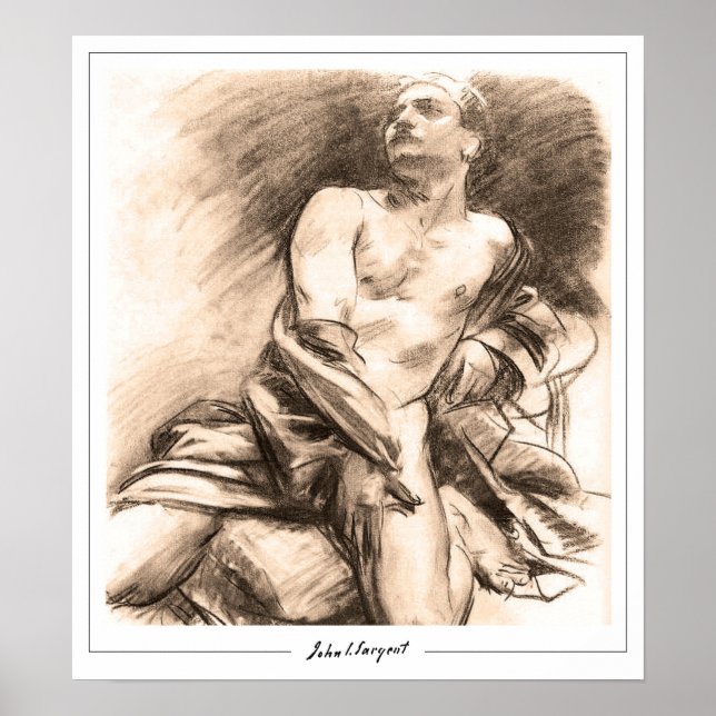 John Singer Sargent Zedign cartel de arte #281-2 (Frente)