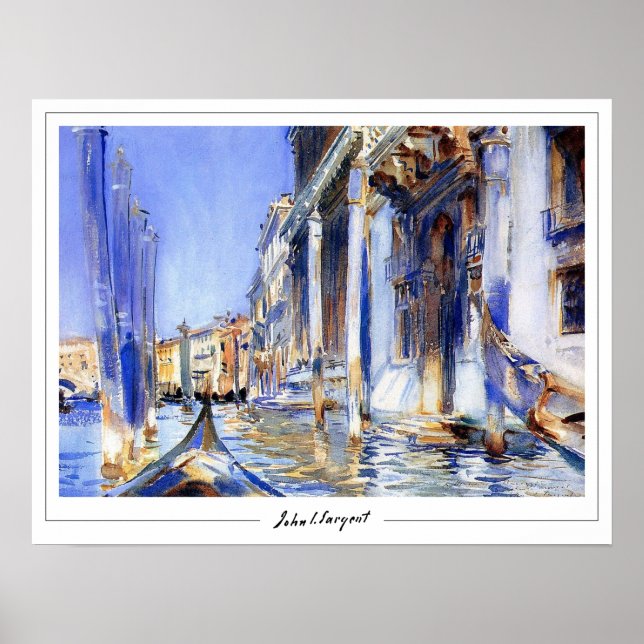 John Singer Sargent Zedign cartel de arte #288 (Frente)