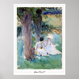John Singer Sargent Zedign cartel de arte #321-2