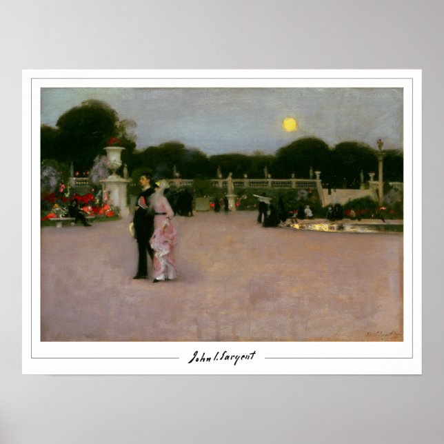 John Singer Sargent Zedign Poster de arte #5-2 (Frente)