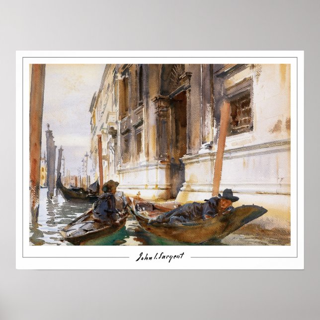 John Singer Sargent Zedign Poster de arte #9-2 (Frente)