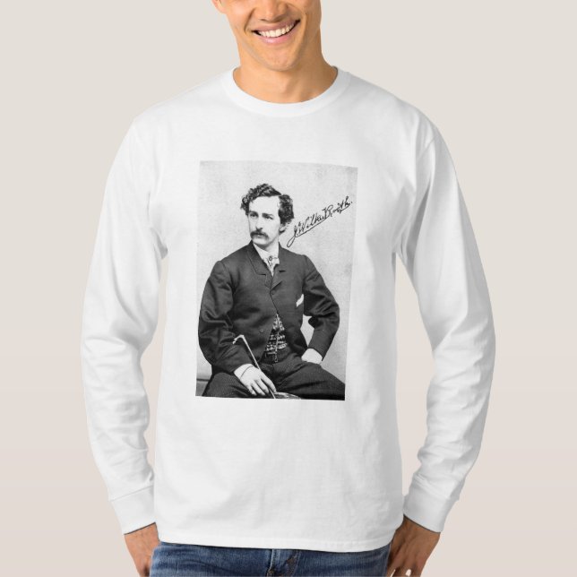 JOHN WILKES BOOTH Y CAMISETA DE LA FIRMA (Anverso)