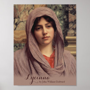 John William Godward Lycinna CC0201 Hermoso arte