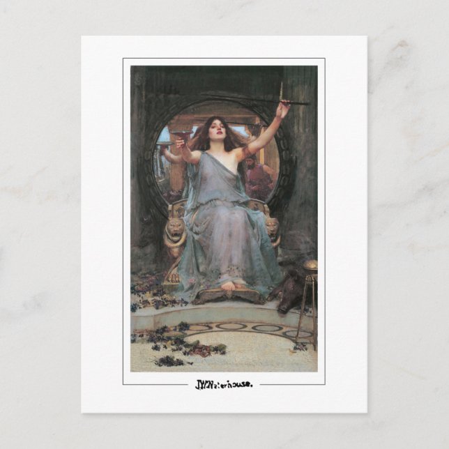 John William Waterhouse #21 - Tarjeta postal de ar (Anverso)