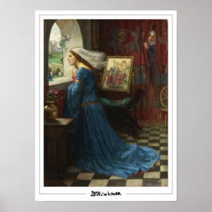 John William Waterhouse cartel de arte de Zedign #
