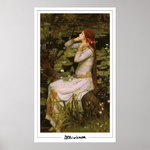 John William Waterhouse cartel de arte de Zedign #