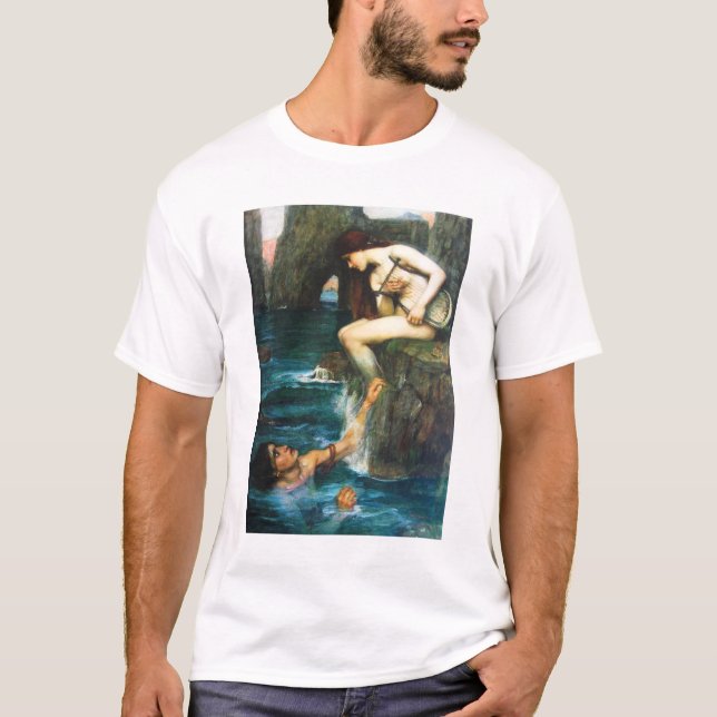 John William Waterhouse la camiseta de la sirena (Anverso)