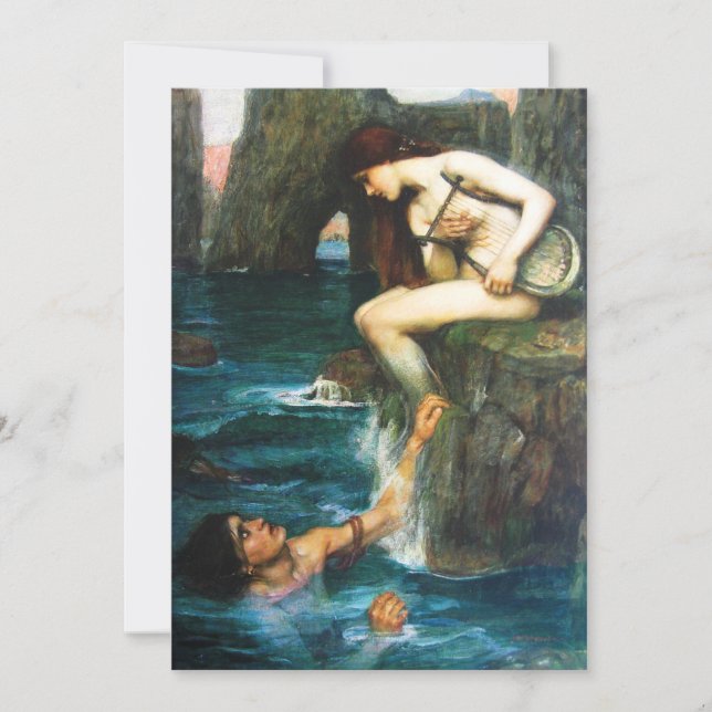 John William Waterhouse las invitaciones de la (Anverso)