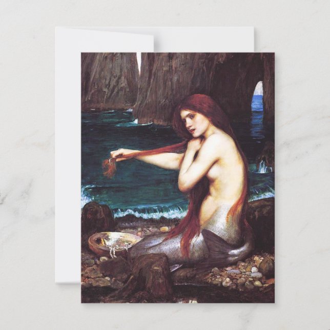 John William Waterhouse Mermaid (Anverso)