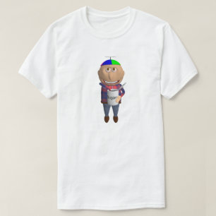 Johnny que come la camiseta del azúcar