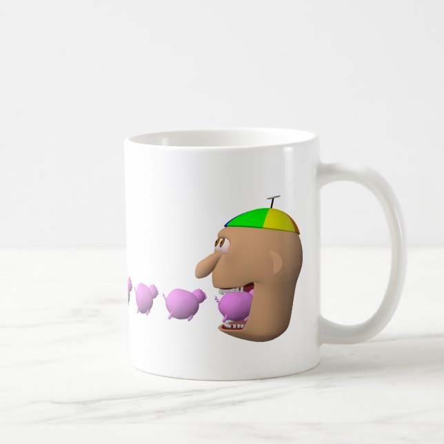 Johnny que come la taza de los cerdos (Derecha)