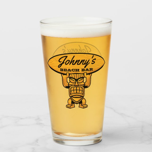 Johnny's Beach Bar Glass (Anverso (lleno))