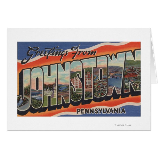 Johnstown, Pennsylvania - Escenas de letras grande (Anverso (Horizontal))