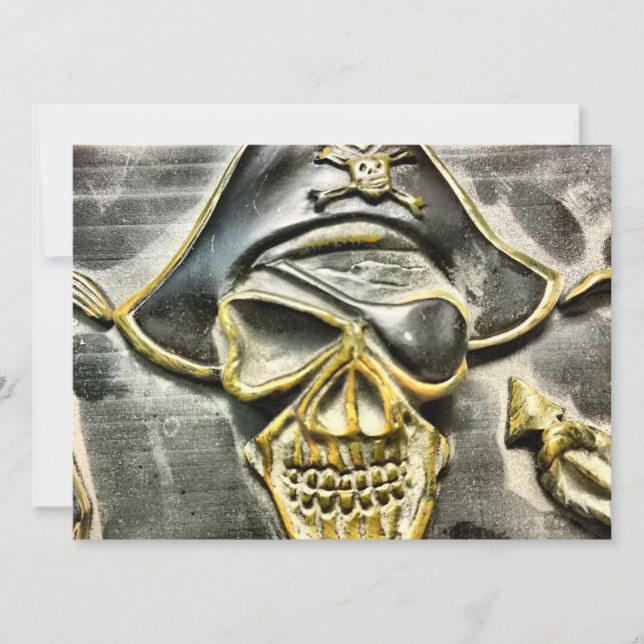 Jolly Roger Pirate Treasure Chest (Anverso)