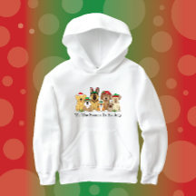 JollyKins Holiday Dogs Hoodie