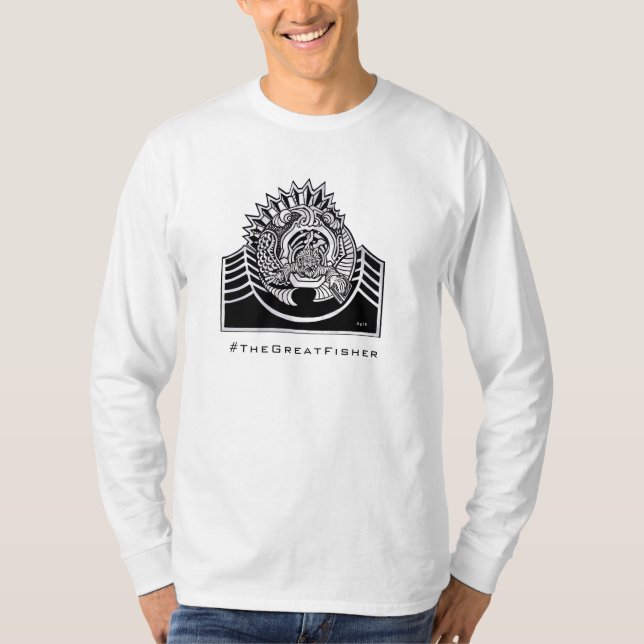 Jonah y la ballena o la camiseta del gran pescador (Anverso)