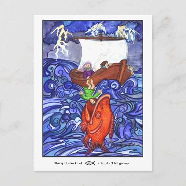 Jonah y la postal de los peces grandes (Anverso)