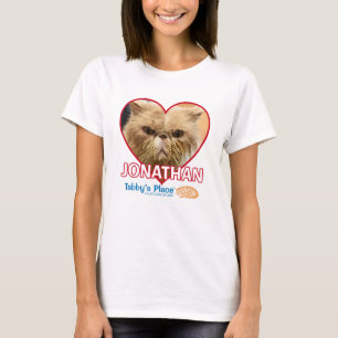 Jonatán - camiseta básica del cuello barco de la