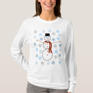 Jonatán P. Snowman - camiseta larga de la manga d