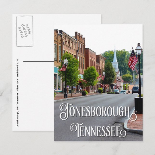 Jonesborough, postal principal de Tennessee (Anverso / Reverso)