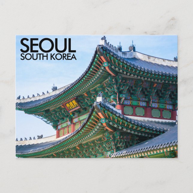 Jongno-gu, Seúl, postal de Corea del Sur (Anverso)