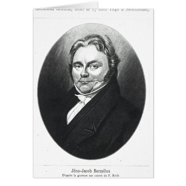 Jons Jakob Berzelius (Frente)