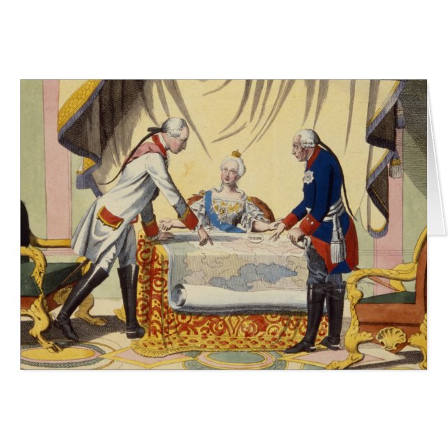 José II, Catherine The Great y Frederick II (Anverso (Horizontal))