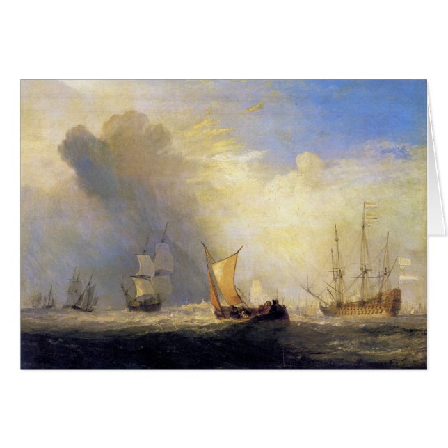 José Mallord Turner - transbordadores de Rotterdam (Anverso (Horizontal))