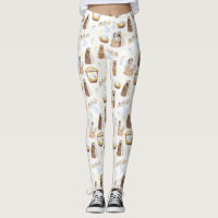 Joseph y Mary Navidad Leggings