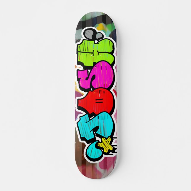 Josh Graffiti Personalizado Patineta Guay personal (Anverso )