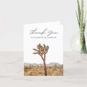 Joshua Tree Vertical Blank Tarjeta de agradecimien