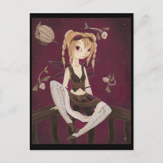 Jouney - Tarjeta postal de punk al vapor (Anverso)