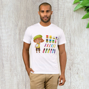 Joven artista camiseta