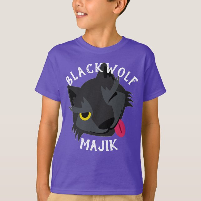 ¡Joven camisa de Blackwolf Majik! (Anverso)
