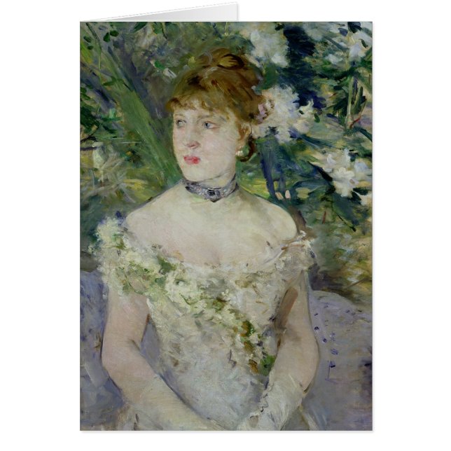 Joven chica en un vestido de bola, 1879 (Frente)