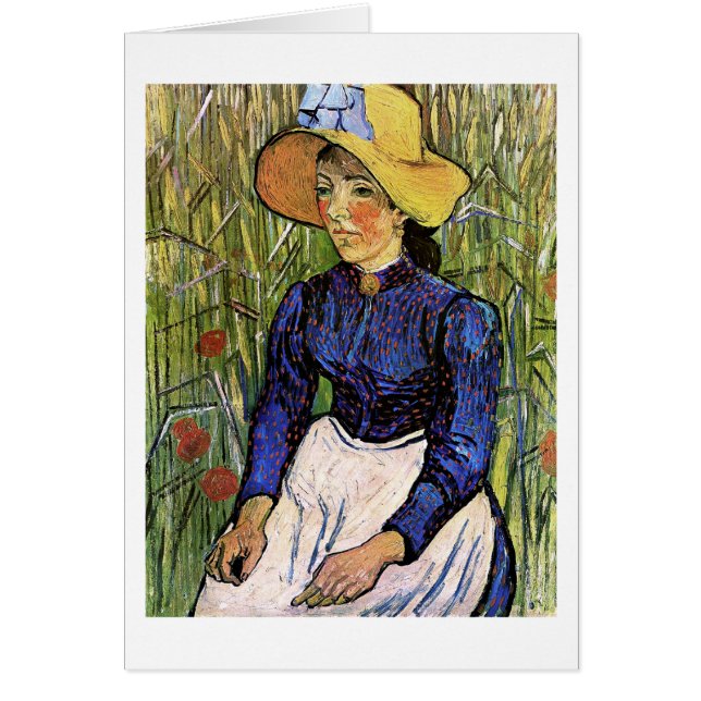 Joven Gorra de paja Van Gogh Bella Artes (Frente)