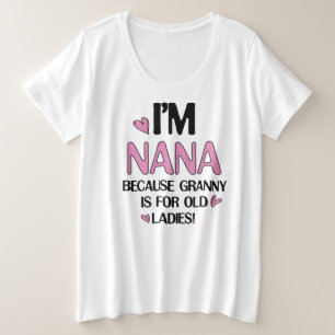 Joven Nana Gráfica Nana Clipart Diseño Arte Abuelo