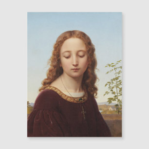 Joven retrato Ernst Deger pintando cuadros de arte
