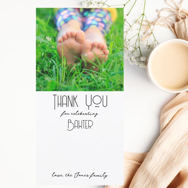 Joven, Salvaje & Tres | Tarjeta de agradecimiento  (Subido por el creador)