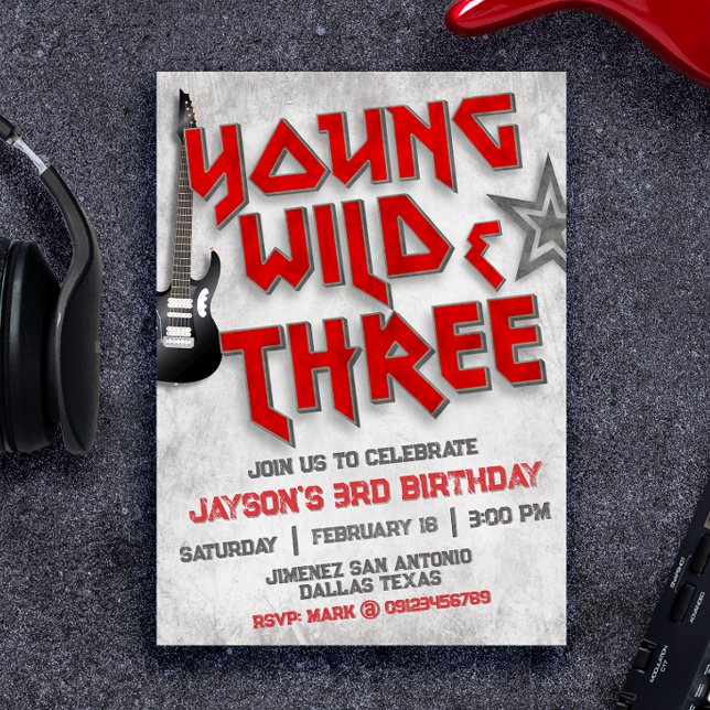 Joven Salvaje y Invitación a Tres Rocas (Young Wild and Three Rock Invitation)