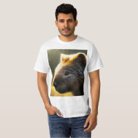 Joven Wombat australiano, camiseta de valor
